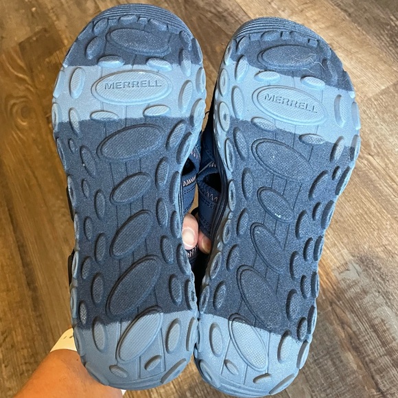 Merrell Kids Hydro 2 Navy Orange Sandal, Size 4M - Picture 11 of 11